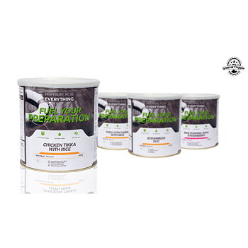 Fuel Your Preparation | Gefriergetrocknete Lebensmittel | Glutenfrei | Mahlzeitenpaket | 2800g
