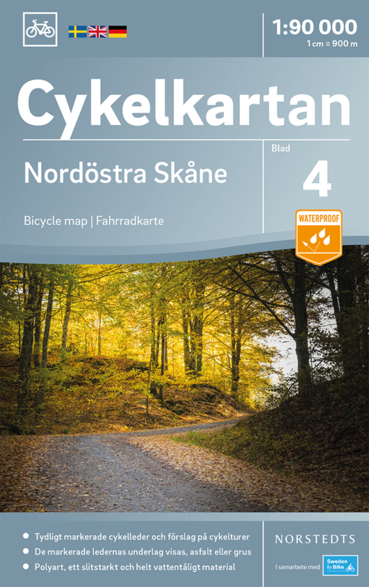 Cykelkartan Nord&ouml;stra Sk&aring;ne