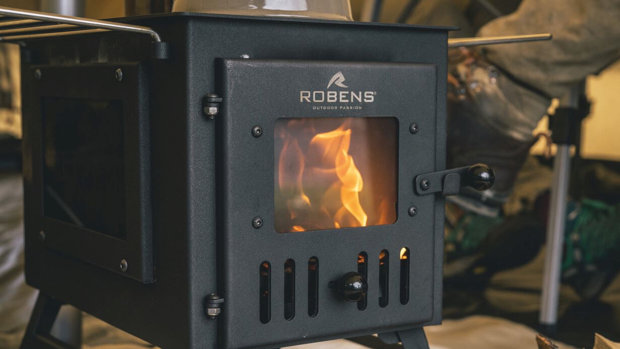 ROBENS Volcano Tent Stove ローベンス　薪ストーブ レビュー】ローベンス（ROBENS）コバクテントストーブを使って