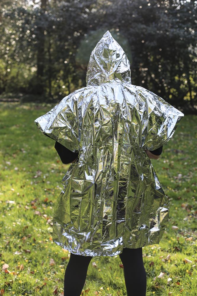 Nødhjælpstæppe poncho - 3