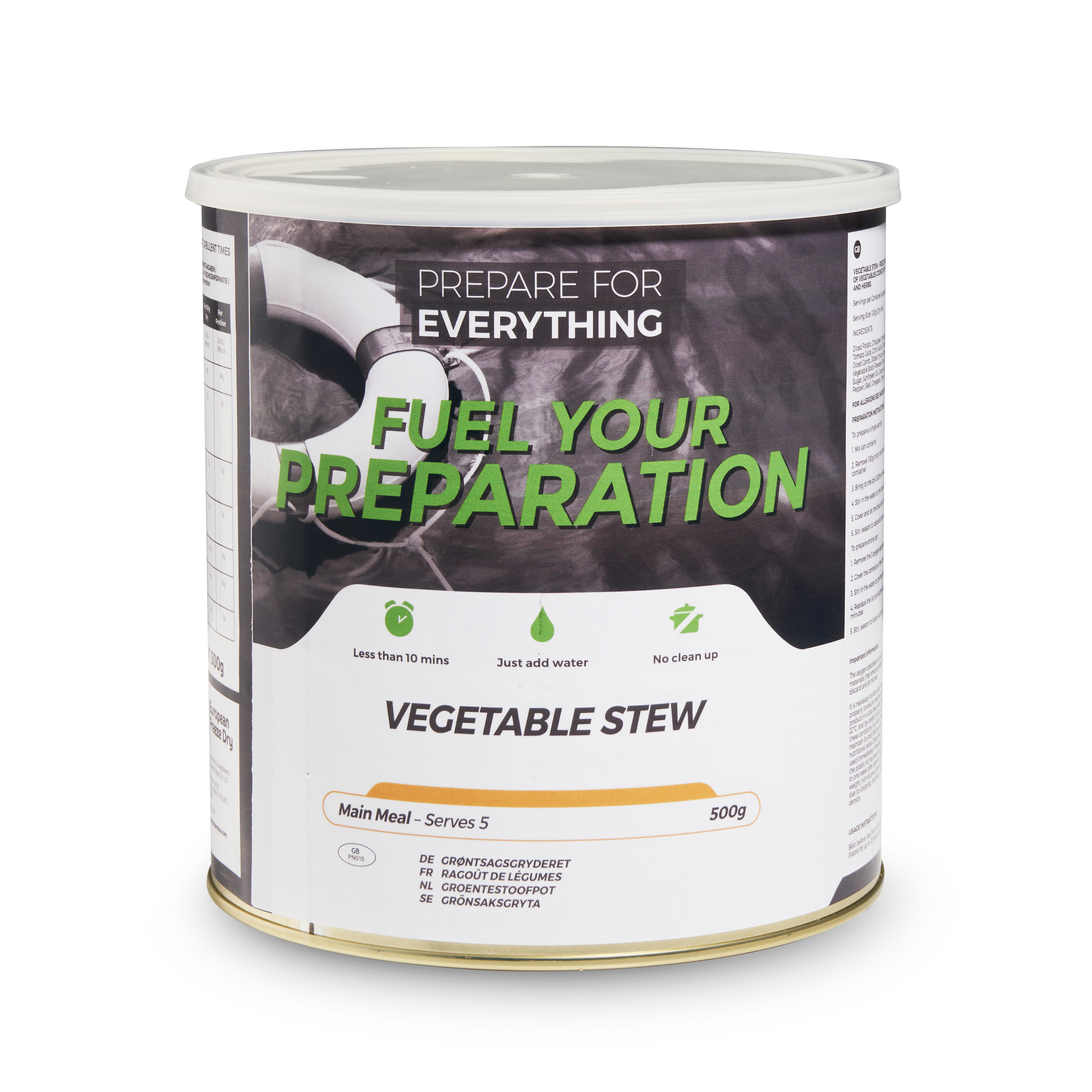 Fuel Your Preparation | Vegetable Stew | Frystorkad mat | 500g