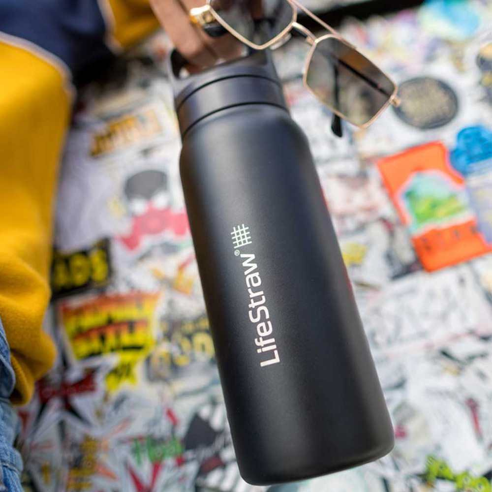 Lifestraw Go 2.0 Stainless Steel 700ML Svart | vattenfilter - 4