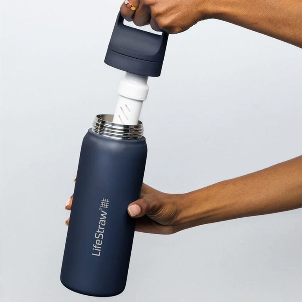 Lifestraw Go 2.0 Stainless Steel 700ML Svart | vattenfilter - 2