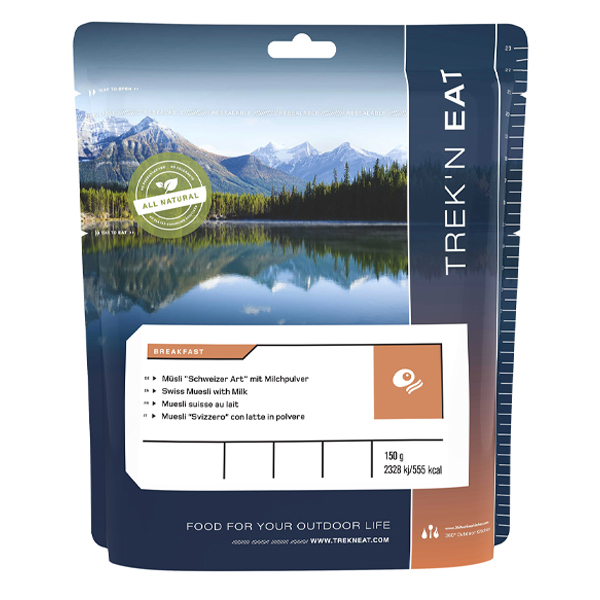 Trek'n Eat | Swiss muesli with milk | Frystorkad mat | 150g