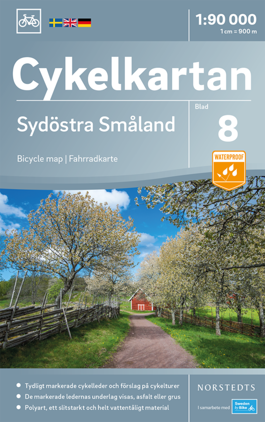 Cykelkartan Syd&ouml;stra Sm&aring;land