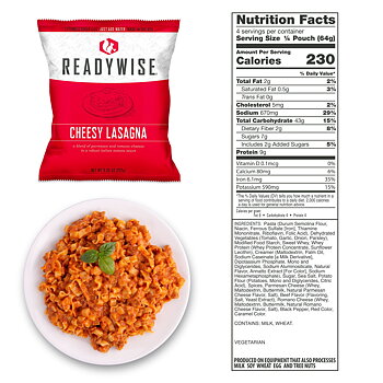 ReadyWise Food Supply | Frystorkad mat | Matranson | 6580g