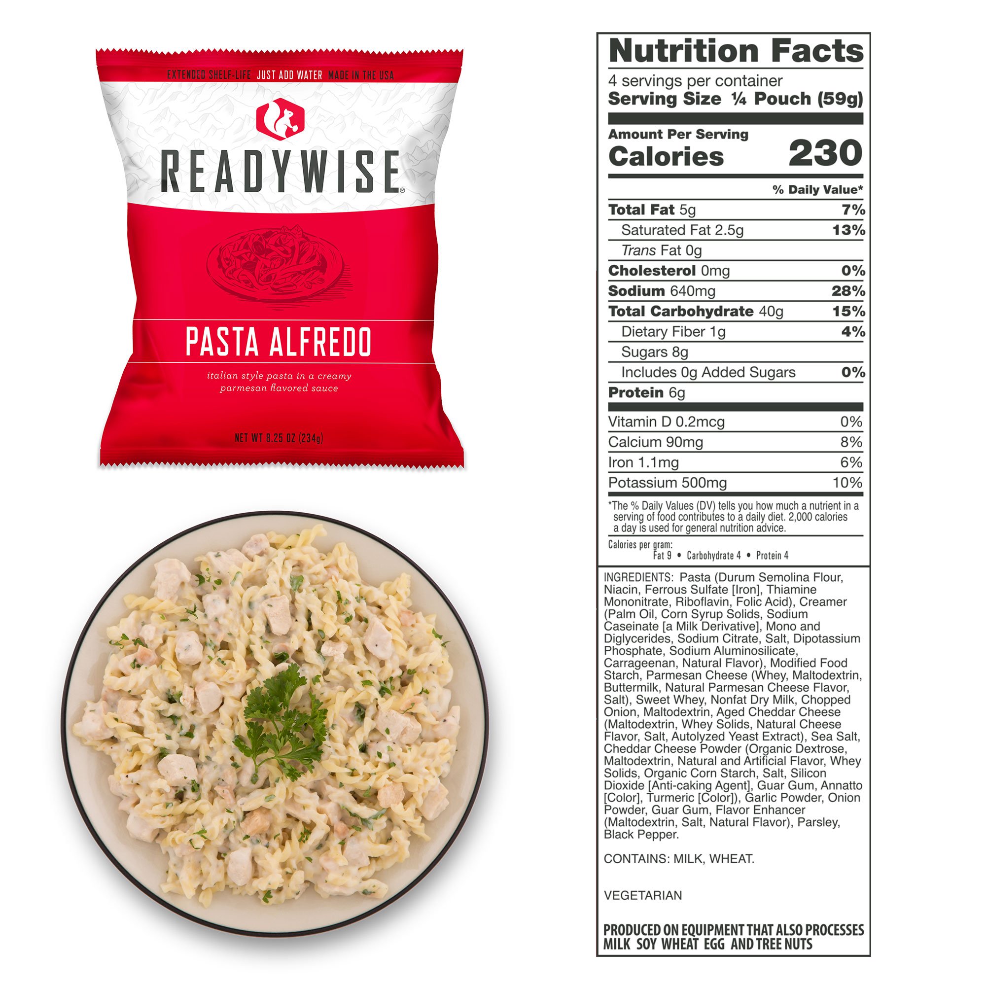 ReadyWise Food Supply | Gefriergetrocknete Lebensmittel | Mahlzeitenpaket | 6580g - 4
