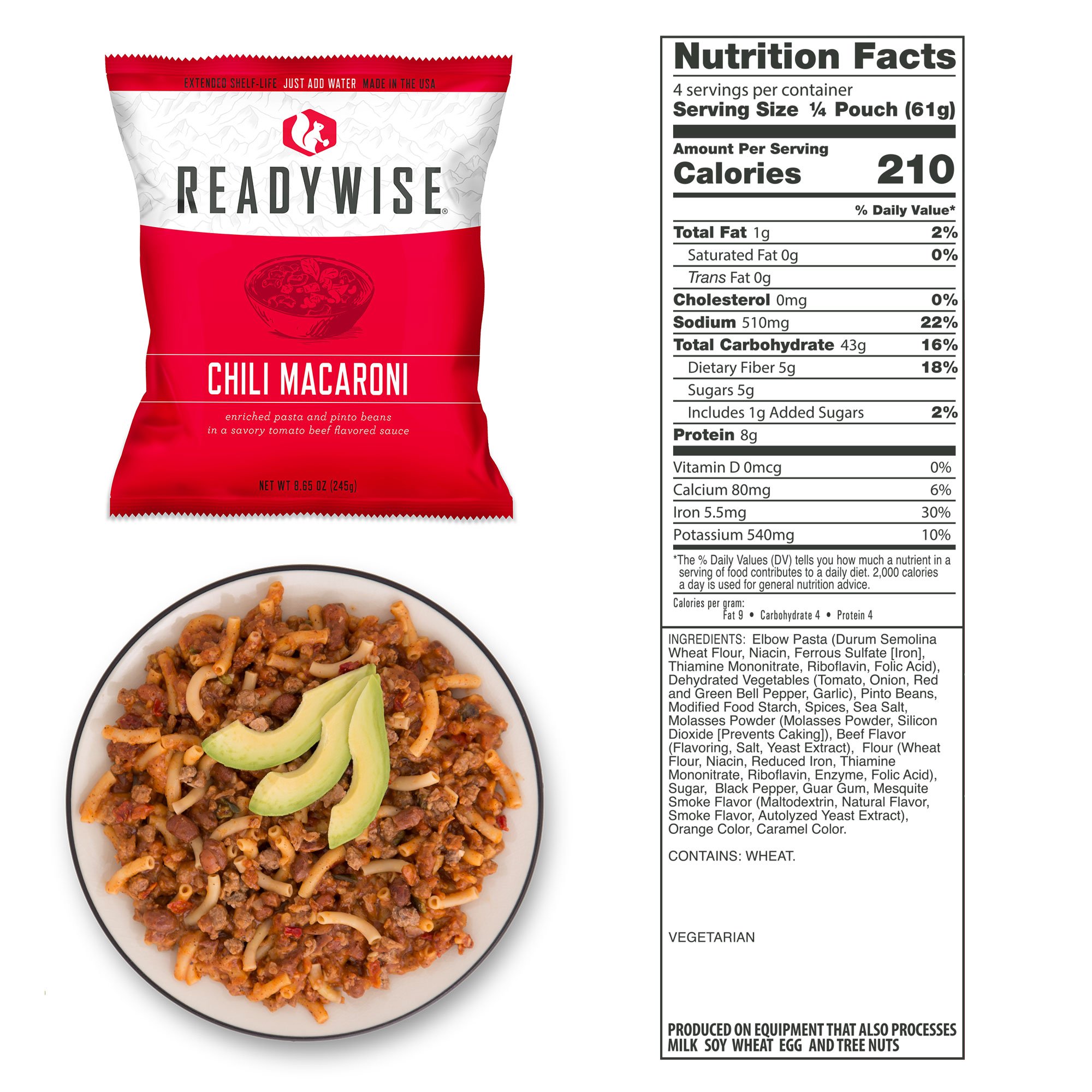 ReadyWise Food Supply | Gefriergetrocknete Lebensmittel | Mahlzeitenpaket | 6580g - 5