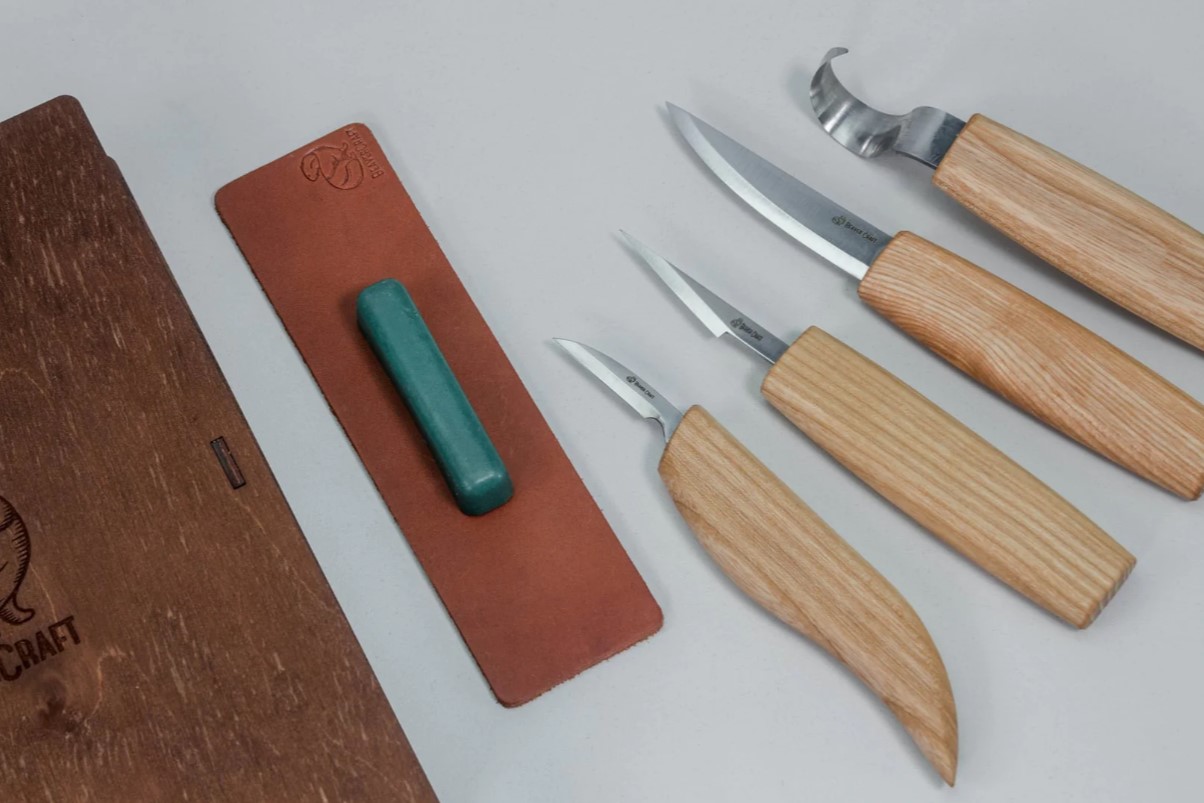 BeaverCraft Treskjærerknivsett S09 Bok - 3
