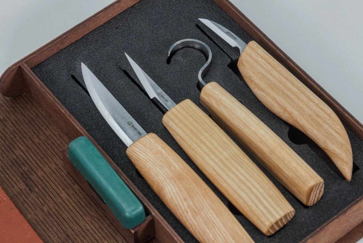 BeaverCraft Treskjærerknivsett S09 Bok - 2