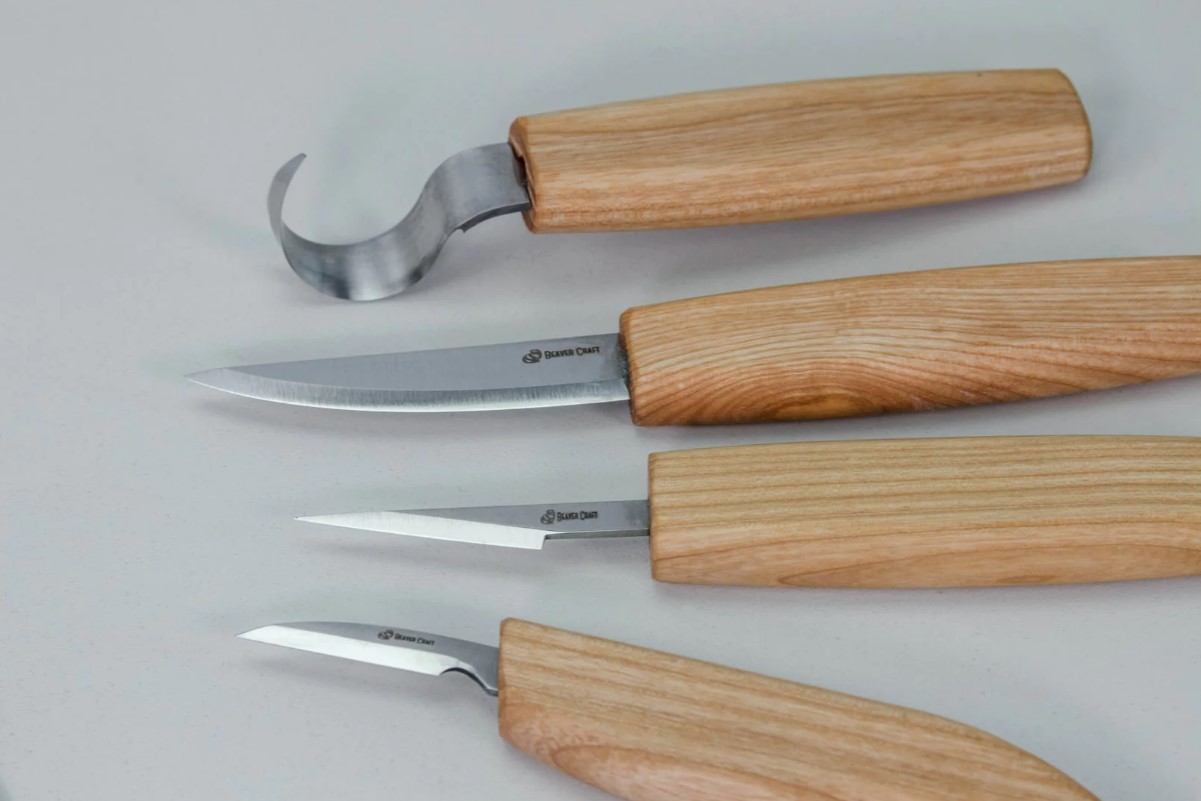 BeaverCraft Treskjærerknivsett S09 Bok - 4