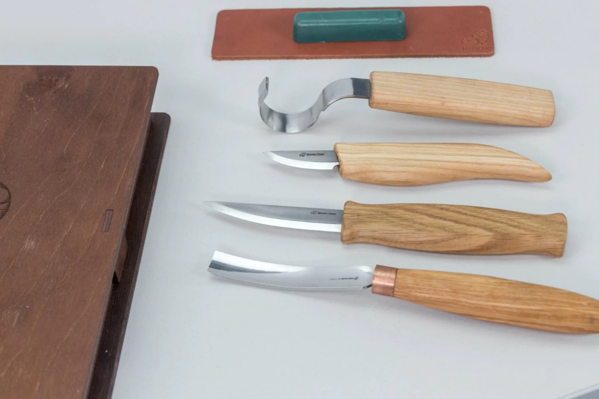 BeaverCraft Treskjærerknivsett S43 Bok - 2