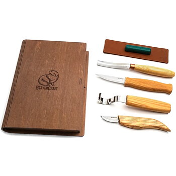BeaverCraft Treskjærerknivsett S43 Bok