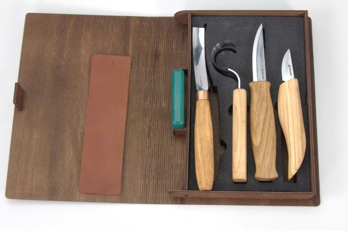BeaverCraft Treskjærerknivsett S43 Bok - 4