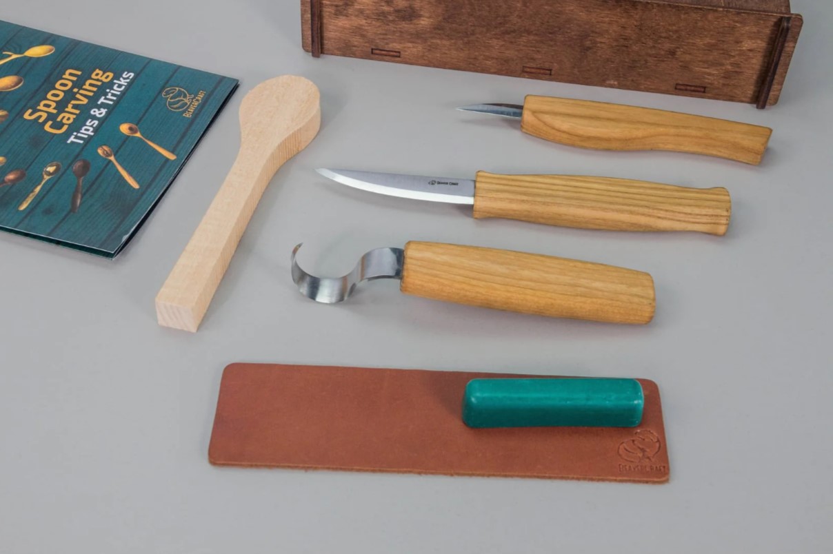 BeaverCraft Treskjærerknivsett S13 Boks - 3