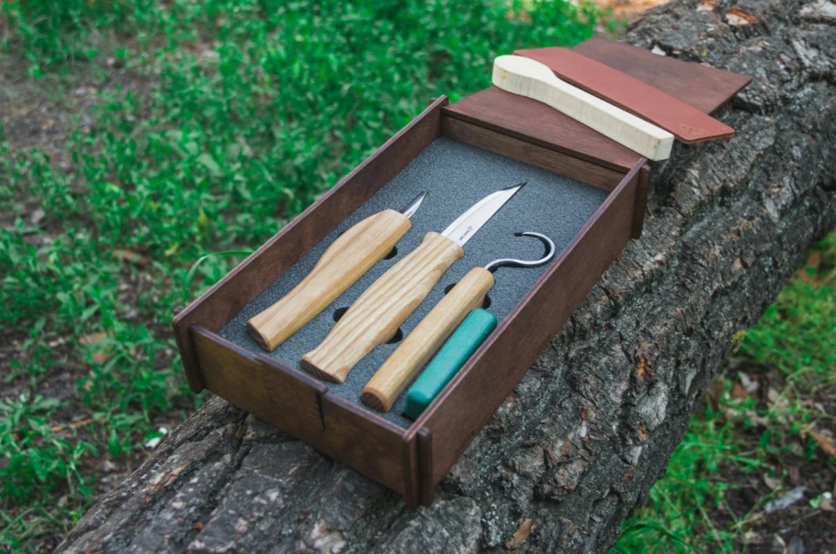 BeaverCraft Treskjærerknivsett S13 Boks - 4