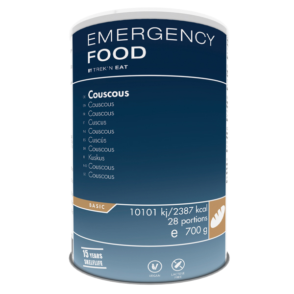 Emergency Food | Couscous | Frystorkad mat | 700g