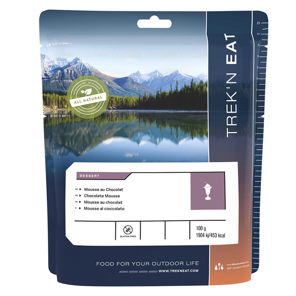 Trek'n Eat |  Schokoladenmousse | Gefriergetrocknete Lebensmittel | 100g