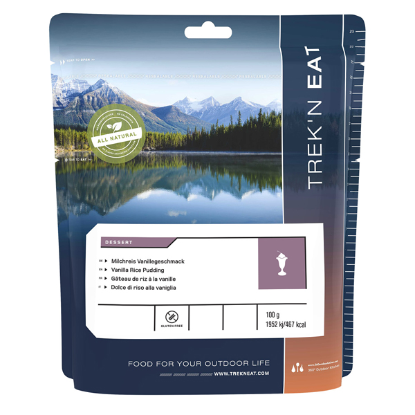 Trek`n Eat | Vanillereispudding | Gefriergetrocknete Lebensmittel | 100g