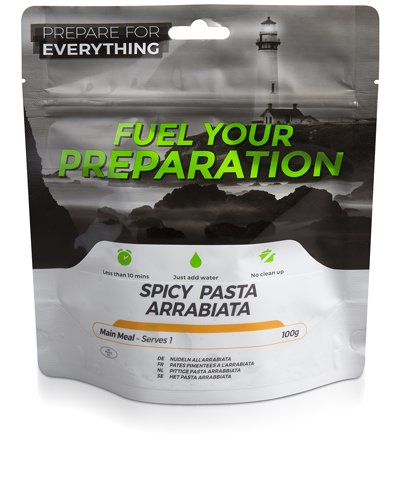 Fuel your preparation Pikante Pasta Arrabiata Lebensmittel