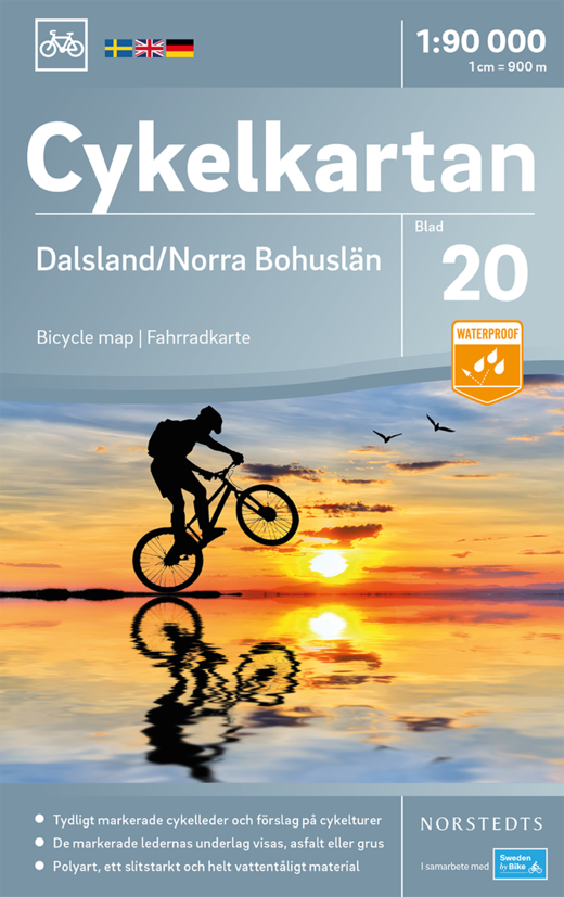 Cykelkartan Dalsland Norra Bohusl&auml;n