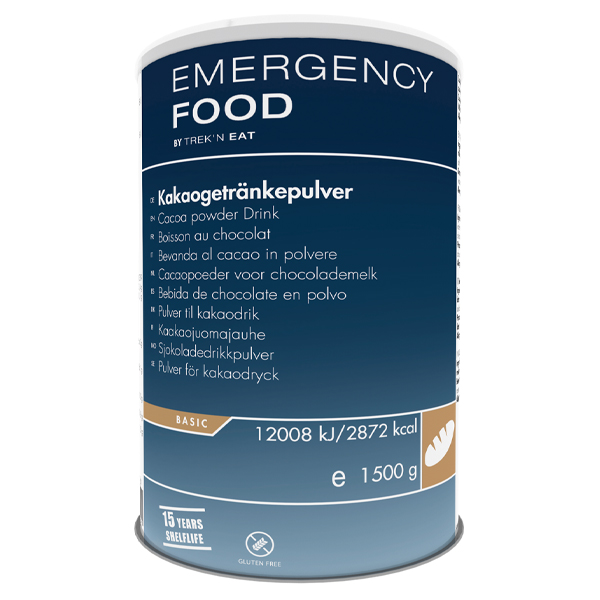 Emergency Food | Cocoa Drink | Frystorkad mat | 800g