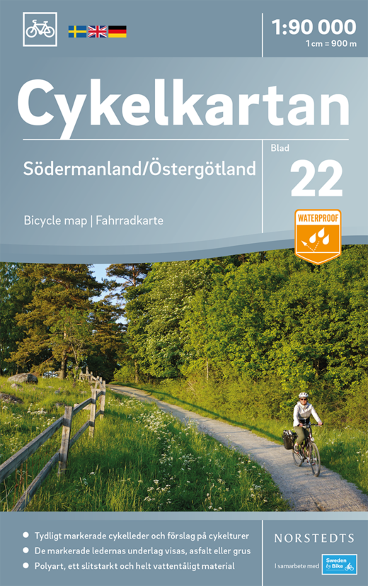 Cykelkartan S&ouml;dermanland &Ouml;sterg&ouml;tland