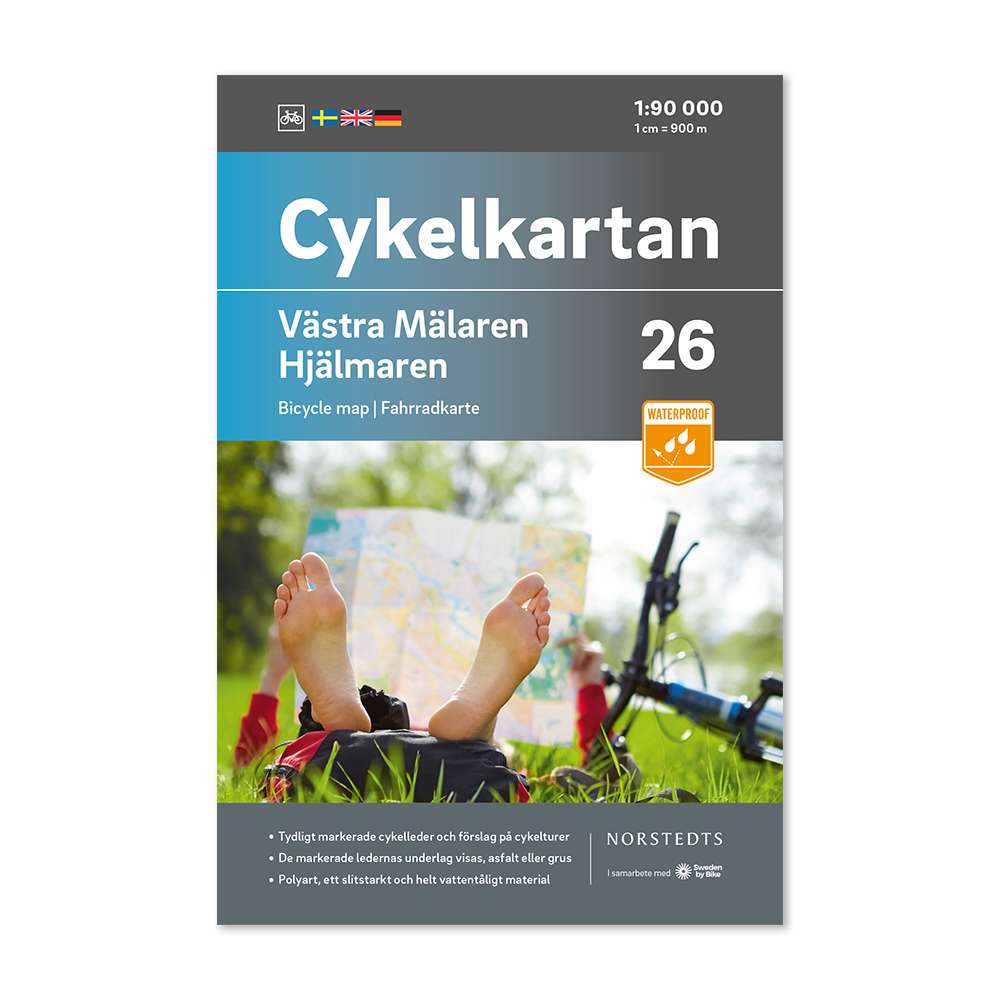 Cykelkartan V&auml;stra M&auml;laren Hj&auml;lmaren