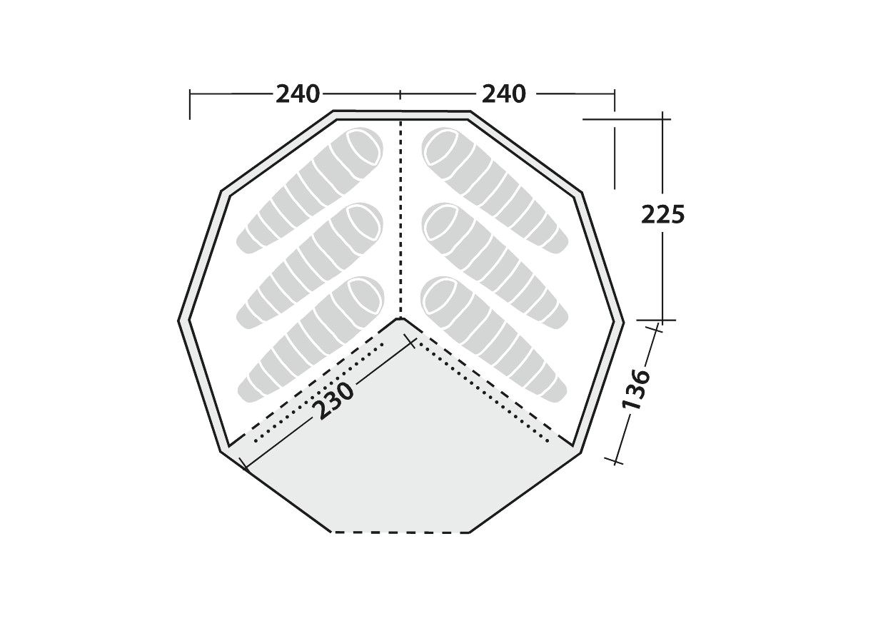 Robens Inner Tent  Klondike Grande Black - 2