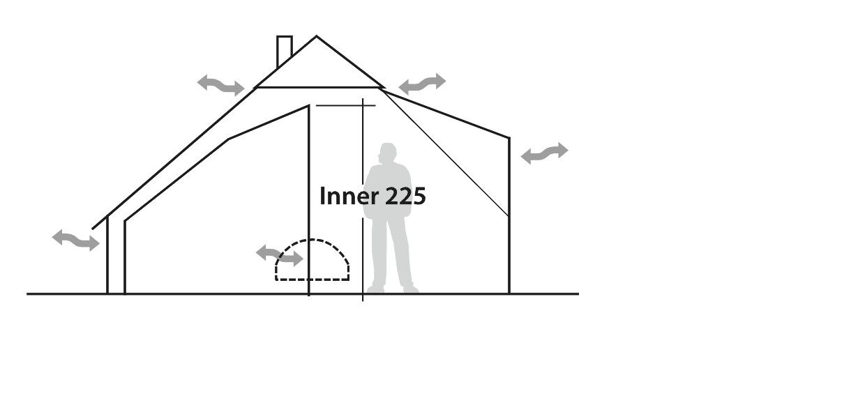 Robens Inner Tent  Klondike Grande Black - 3