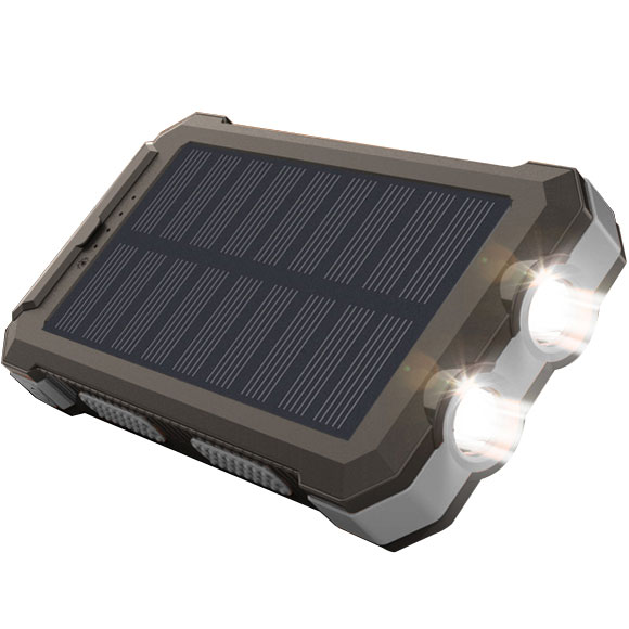 Powerbank 20 000mAh mit Solarzelle 2 x USB - 3