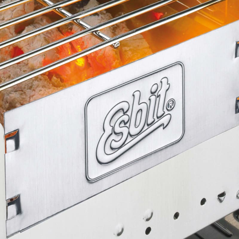 Esbit Stainless Steel Foldable Bbq Box - 6
