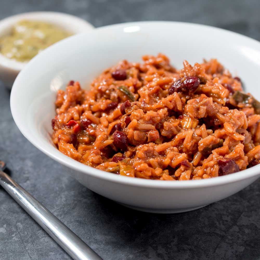 Fuel Your Preparation | Vegetable Chilli with Rice Frystorkad mat | 700g - 2