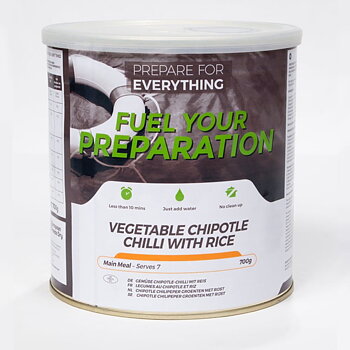 Fuel Your Preparation | Gemüse-Chili mit Reis | Gefriergetrocknete Lebensmittel | 700g