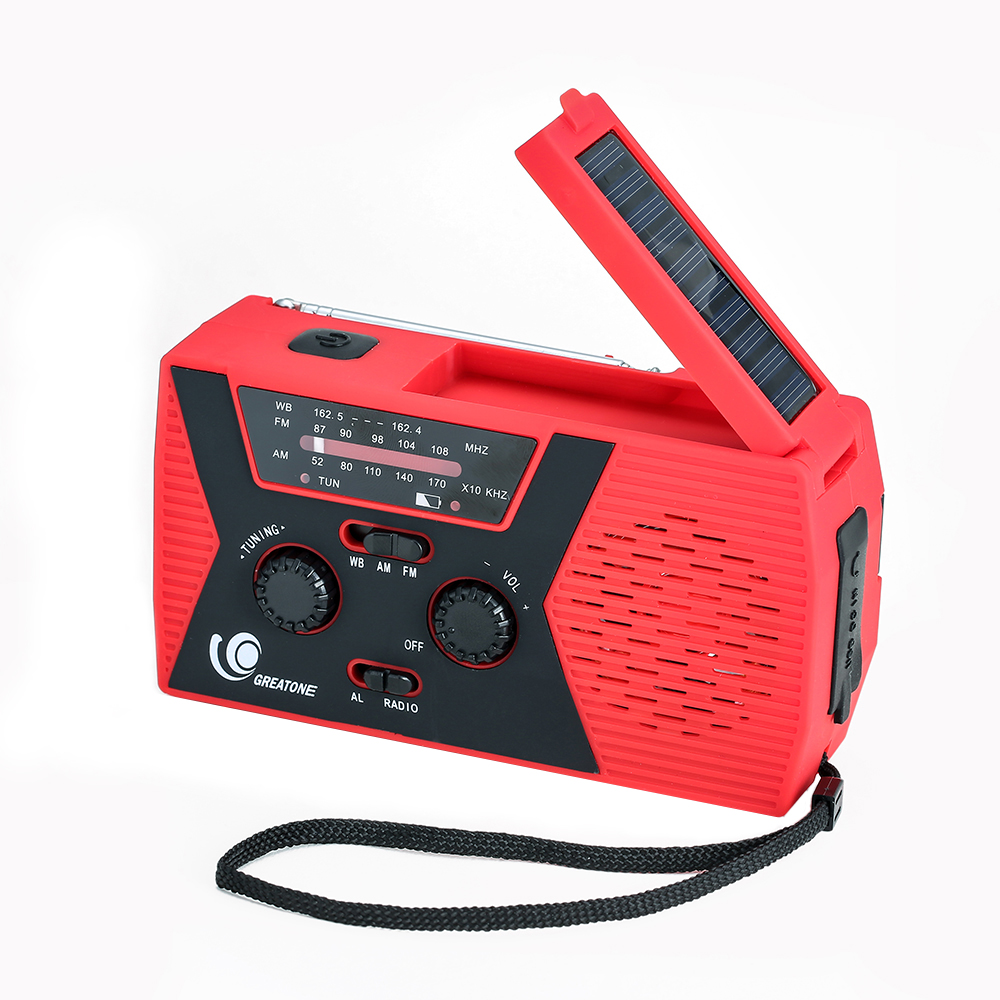 Vevradio HY-018 | Solceller |  Powerbank 2000 mAh |Nödradio - 3