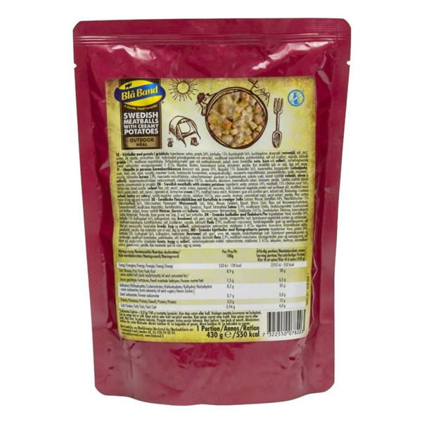 Blå Band | meatballs with potatoes in cream sauce | MRE | 430g