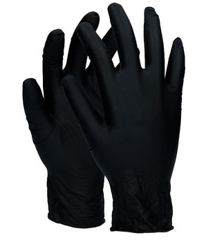 Nitrile Gloves Powder Free Medium 200 pcs Black