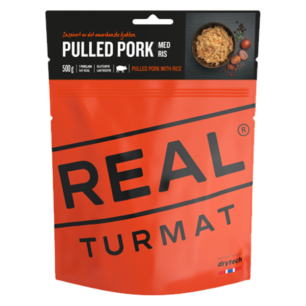 Real Turmat | Pulled pork | Frystorkad mat | 121g