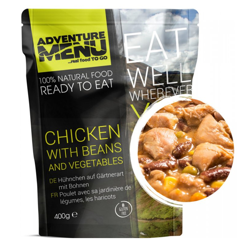 Adventure Menu | Chicken with beans and vegetables | MRE | 400g