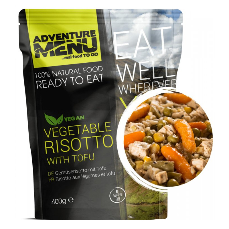 Adventure Menu | Vegetable risotto with Tofu | MRE | 400g