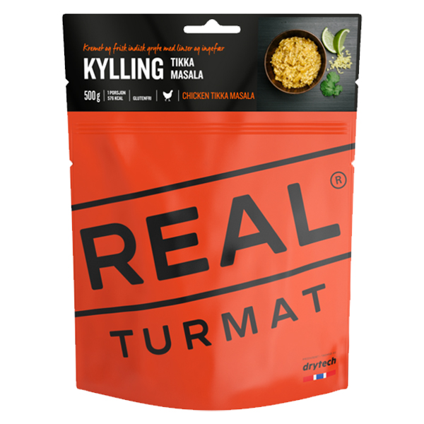 Real Turmat | Chicken Tikka Masala | Frystorkad mat | 133g