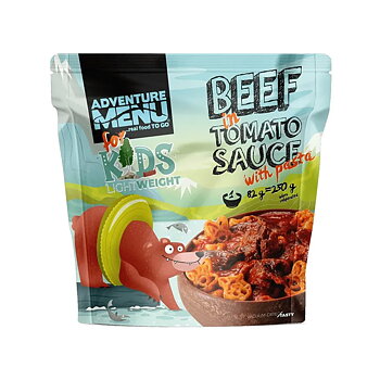 Adventure Menu | Biff i tomatsaus med pasta  | Frysetørket mat | 82g