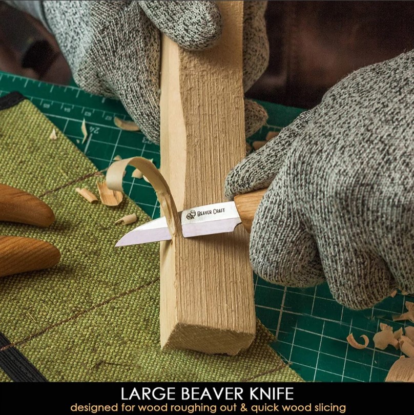 BeaverCraft Treskjærerknivsett S15 - 3
