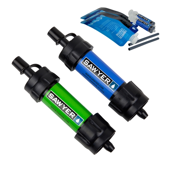 Sawyer Mini 2-pack Blue/Green Water Filter