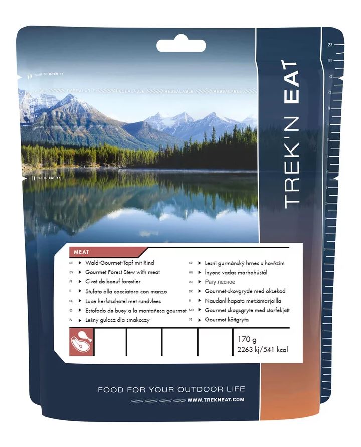 Trek`n Eat | Gourmet Forest Stew with meat | Frystorkad mat | 170g