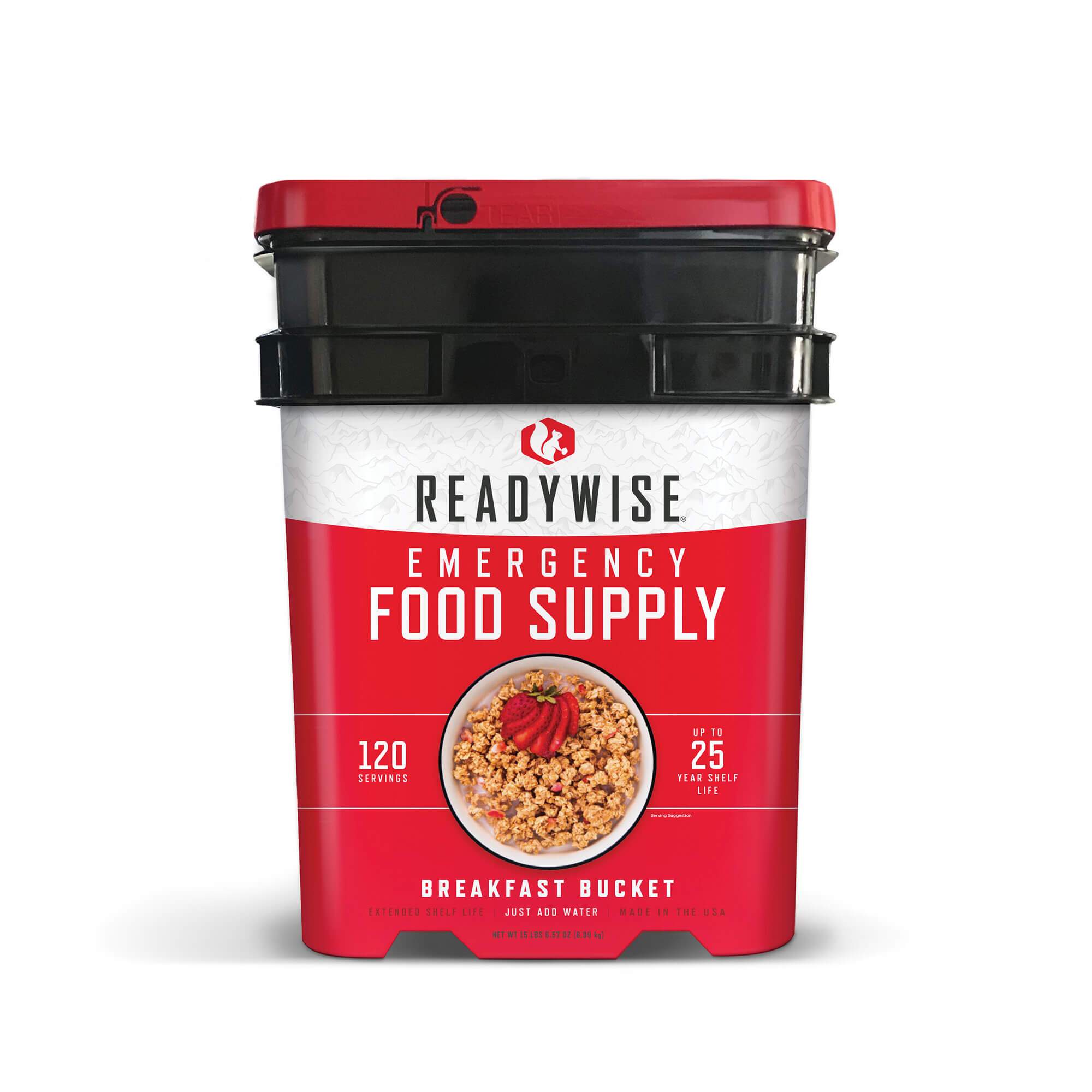 ReadyWise Breakfast Bucket | Frystorkad mat | Matranson | 9500g