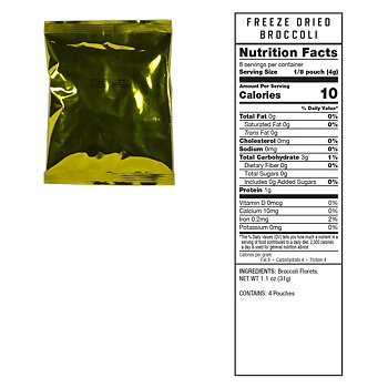 ReadyWise Freeze Dried Vegetable Bucket | Frystorkad mat | Matranson | 926g