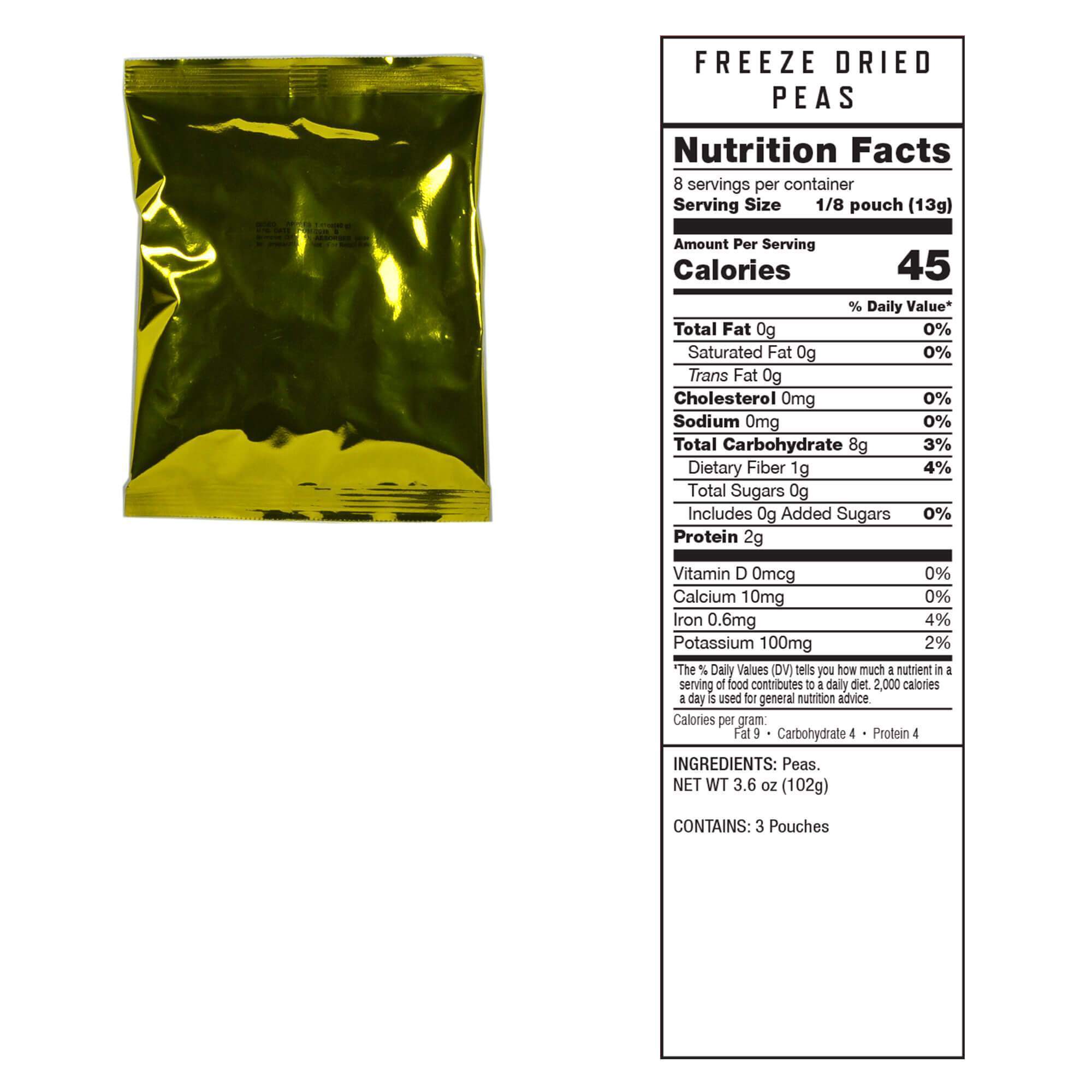 ReadyWise Freeze Dried Vegetable Bucket  | Freeze-dried food | Food Ration | 926g - 5