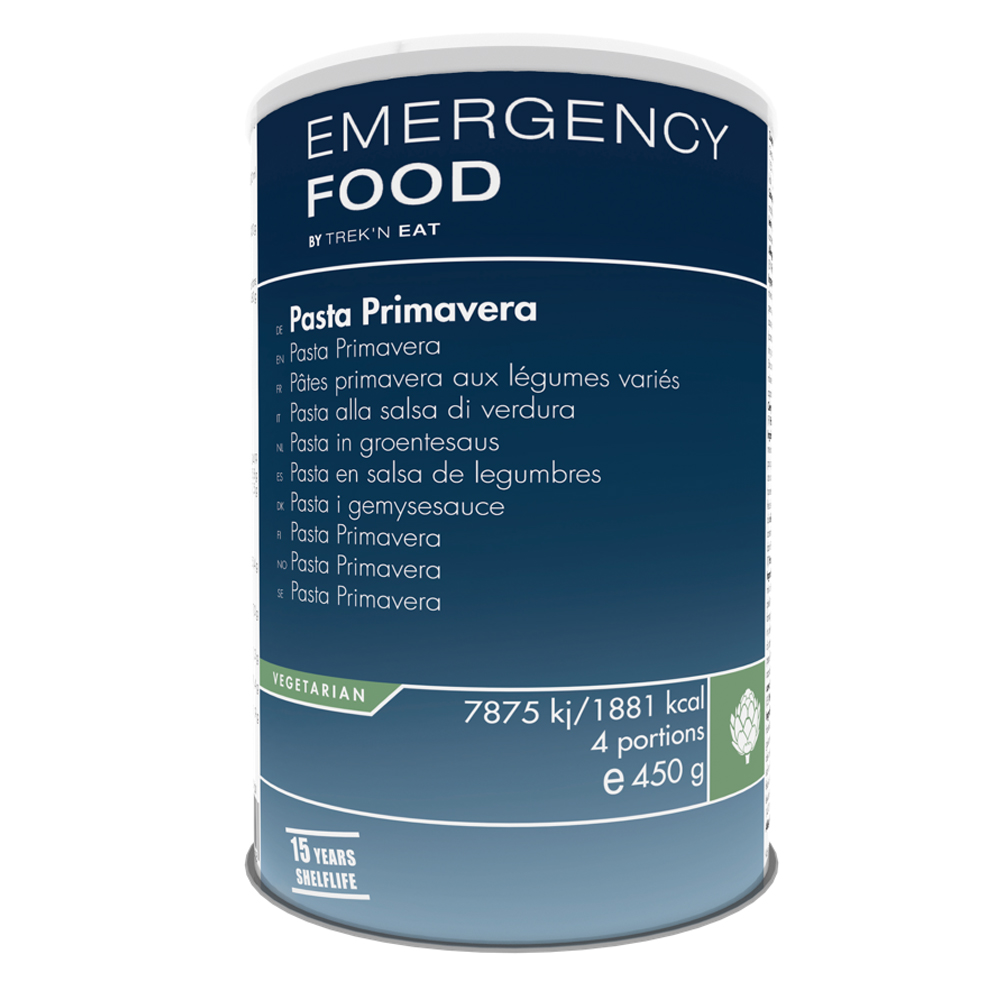 Emergency Food | Pasta Primavera | Frystorkad mat | 450g