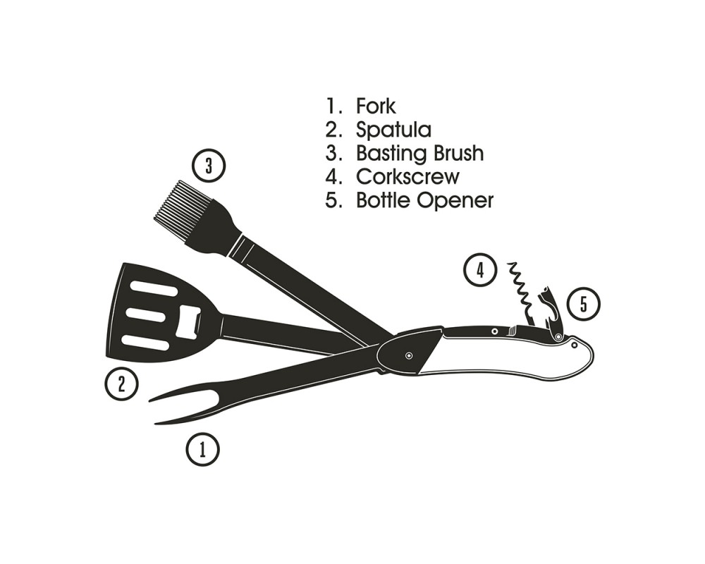 Gentlemens Hardware Barbecue Multi-tool - 2